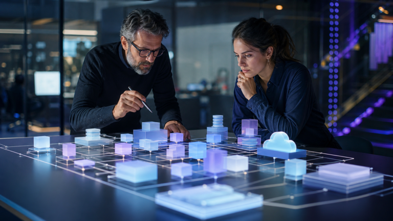Équipe web utilisant l’analyse des retours utilisateurs pendant la stratégie de contenu