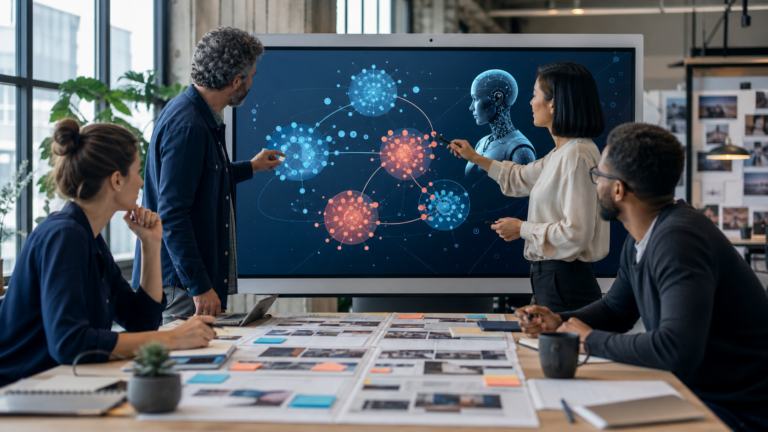 Équipe web utilisant le contrôle qualité automatisé pendant la stratégie de contenu